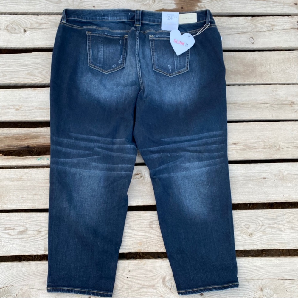NWT Slink woman's Boyfriend plus curvy  jeans - Picture 2 of 13
